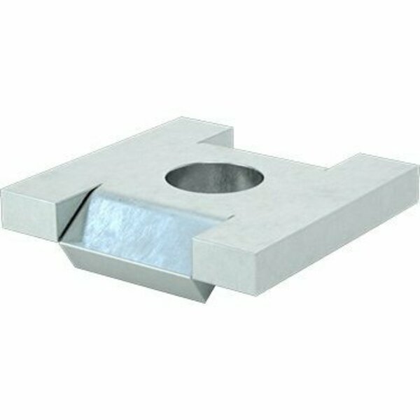 Bsc Preferred No-Spin Strut Channel Washer Zinc-Plated Steel for 1/2 Rod Diameter 3585T13